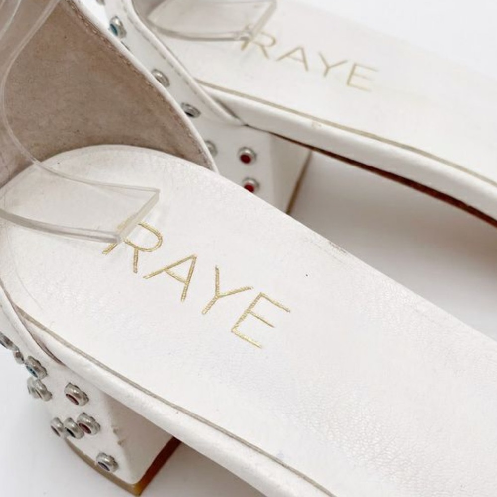 RAYE Rainbow Colorful Rhinestone Sandals - Picture 4 of 7